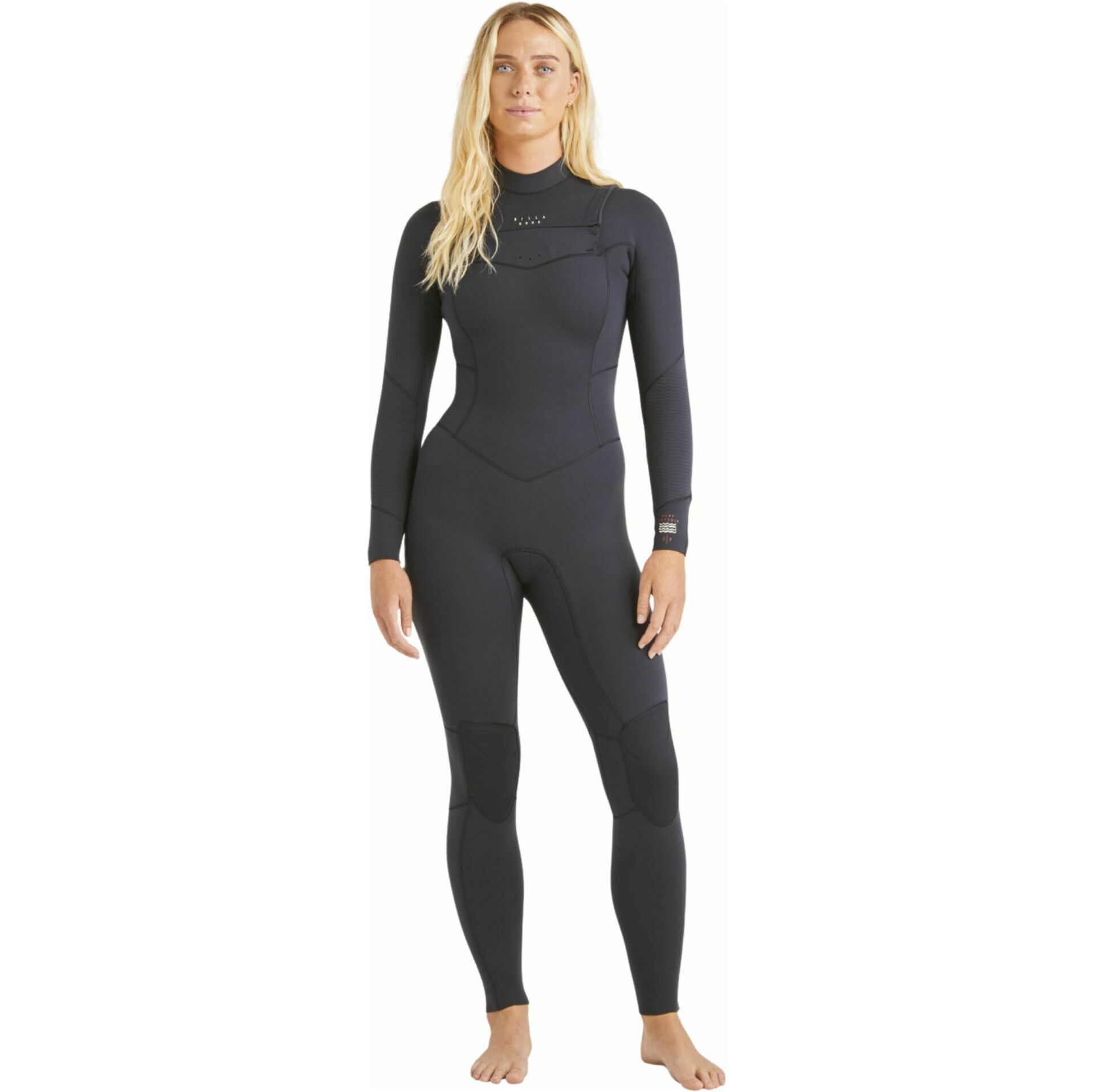 2024 Billabong Frauen Salty Dayz 3/2mm Brustreißverschluss Neoprenanzug ABJW100121 - Black